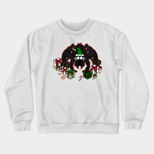 Santa Spider w/ Presents (Red Peppermint 2) Crewneck Sweatshirt